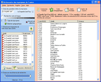 Interface du Dictionnaire des Toponymes de France