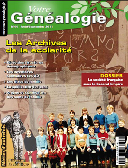 Sommaire Votre genealogie N°44