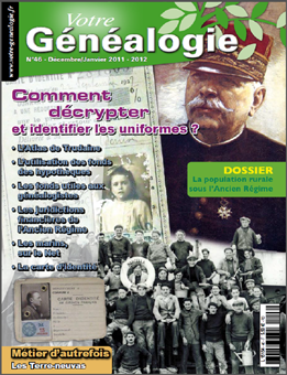 Sommaire Votre genealogie N°46