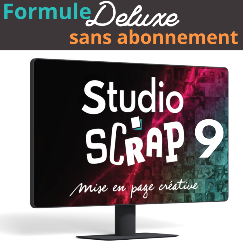 Studio-Scrap 9 Deluxe sans abonnement Studio-Scrap 9 Deluxe sans abonnement