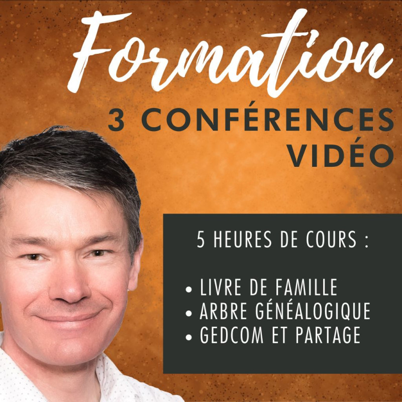 Pack de 3 formations de 90 minutes pour Généatique Pack de 3 formations de 90 minutes pour Généatique