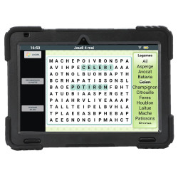 Facilotab XXL - WiFi - 128 GB - Android 13 - Schermo molto grande - Scocca rinforzata - Tablet semplificato per Anziani