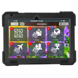 Facilotab XXL - WiFi - 128 GB - Android 13 - Schermo molto grande - Scocca rinforzata - Tablet semplificato per Anziani