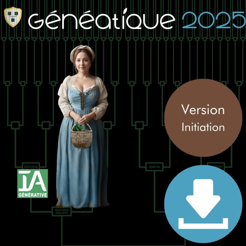 Généatique 2025 Initiation en téléchargement Généatique 2025 Initiation en téléchargement