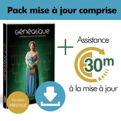 copy of Pack Mise à Jour Généatique 2024 Prestige en téléchargement + 30 minutes d'assistance