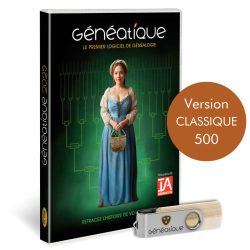 Mise à Jour Généatique 2025 Classique - En Coffret avec Clé USB