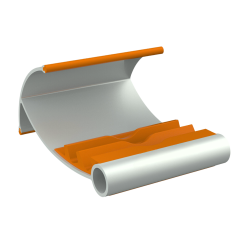 Supporto robusto in alluminio - 2 posizioni antiscivolo - per tablet Facilotab L, Classic, Nomad