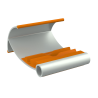 Supporto robusto in alluminio - 2 posizioni antiscivolo - per tablet Facilotab L, Classic, Nomad