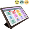 Facilotab Nomad, WiFi + 4G, 128 GB, Android 14, tablet semplificato per anziani