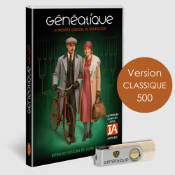 copie de Coffret Généatique 2025 Classique avec Clé USB