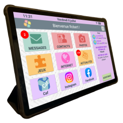 copy of Facilotab XXL - WiFi - 128 GB - Android 13 - Schermo molto grande - Scocca rinforzata - Tablet semplificato per Anziani
