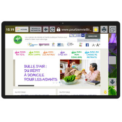 Facilotab Classic - WiFi - 128GB - Android 15 - Tablet semplificato per anziani