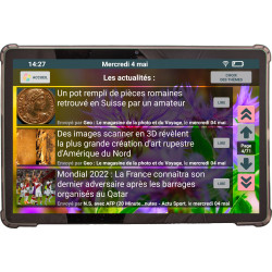 Facilotab Nomad, WiFi + 4G, 128Go, Android 14, Tablette simplifiée pour Seniors