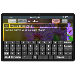 Facilotab Nomad, WiFi + 4G, 128Go, Android 14, Tablette simplifiée pour Seniors