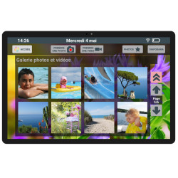 Facilotab Nomad, WiFi + 4G, 128 GB, Android 14, tablet semplificato per anziani