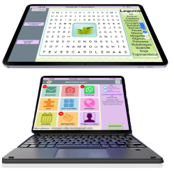 Facilotab XXL Classic - WiFi 256GB - Android 15 - Schermo extra large - Tablet semplificato per anziani