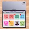 Facilotab XXL Classic - WiFi 256 GB - Android 15 - Schermo extra large - Tablet semplificato per anziani