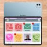 Facilotab XXL Classic - WiFi 256GB - Android 15 - Schermo extra large - Tablet semplificato per anziani