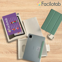 Facilotab Classic - WiFi - 128GB - Android 15 - Tablet semplificato per anziani