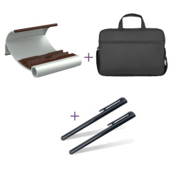 Pack Support Alu + Sacoche + Stylets