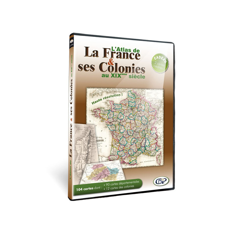 Atlas de france et des colonies, en DVD Atlas de france et des colonies, en DVD