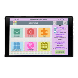 Facilotab L Rubis 2021 - WiFi/4G - 64 Go - Android 11 - Reconditionnée - Comme Neuve