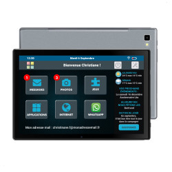 Facilotab L Rubis 2021 - WiFi/4G - 64 Go - Android 11 - Reconditionnée - Comme Neuve