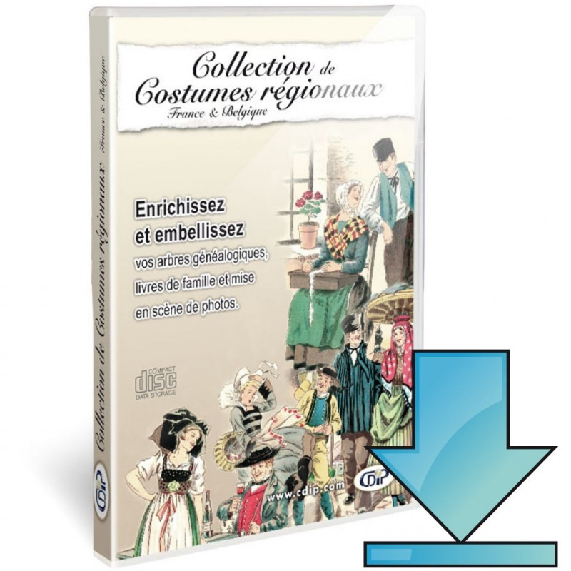 Collection de costumes régionaux - France et Belgique - en téléchargement Collection de costumes régionaux - France et Belgique - en téléchargement