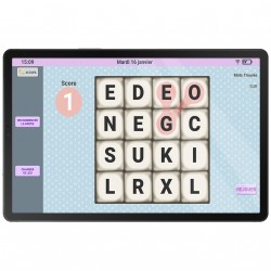 Tablet semplificato Facilotab L Galaxy - 10,5 p - WiFi/4G - 32 GB - Android 11 - Marchio SAMSUNG - Interfaccia Senior