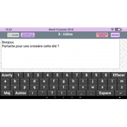 Tablet semplificato Facilotab L Galaxy - 10,5 p - WiFi/4G - 32 GB - Android 11 - Marchio SAMSUNG - Interfaccia Senior