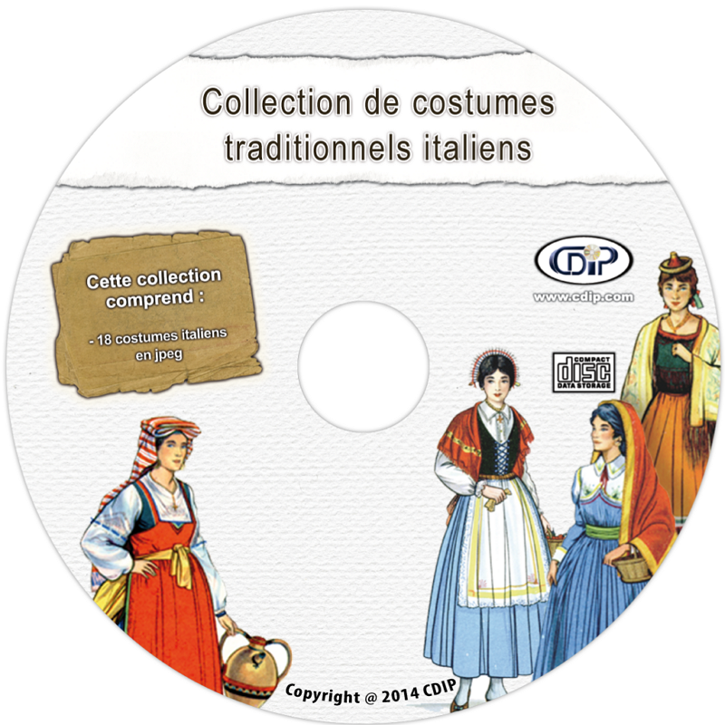 Collection de costumes traditionnels italiens sur CD Collection de costumes traditionnels italiens sur CD