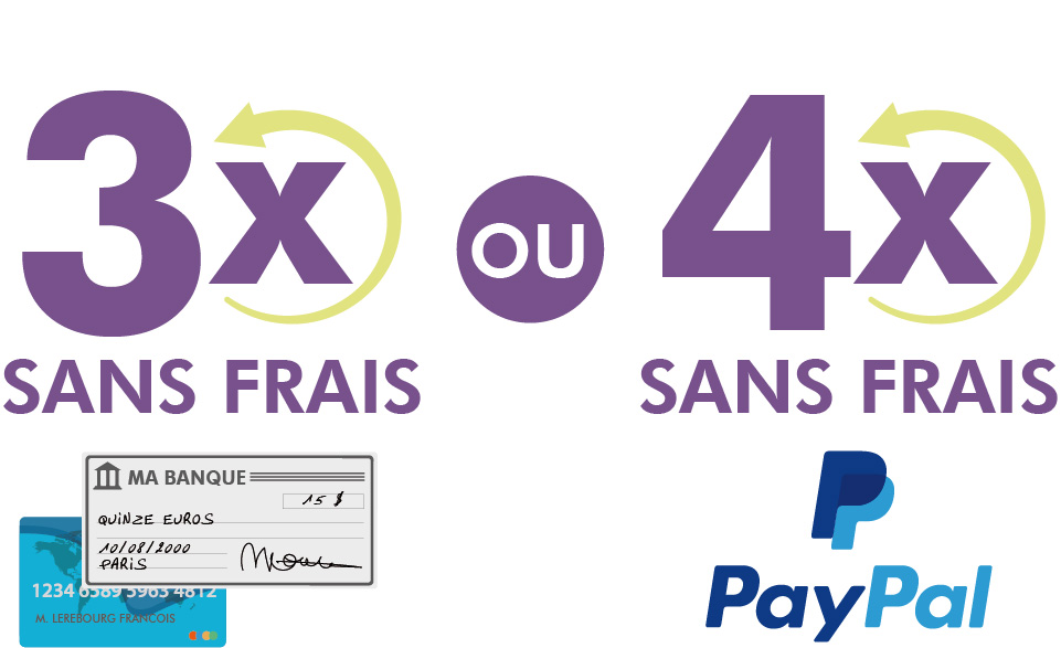 Paiement en 3x 4x sans frais