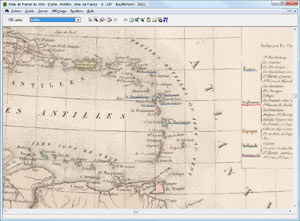 Le logiciel Atlas de France du 19e siècle